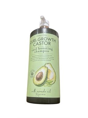 Pharm to Table Curl-Growth Castor Curl Boosting Shampoo 32oz Avocado Oil NEW